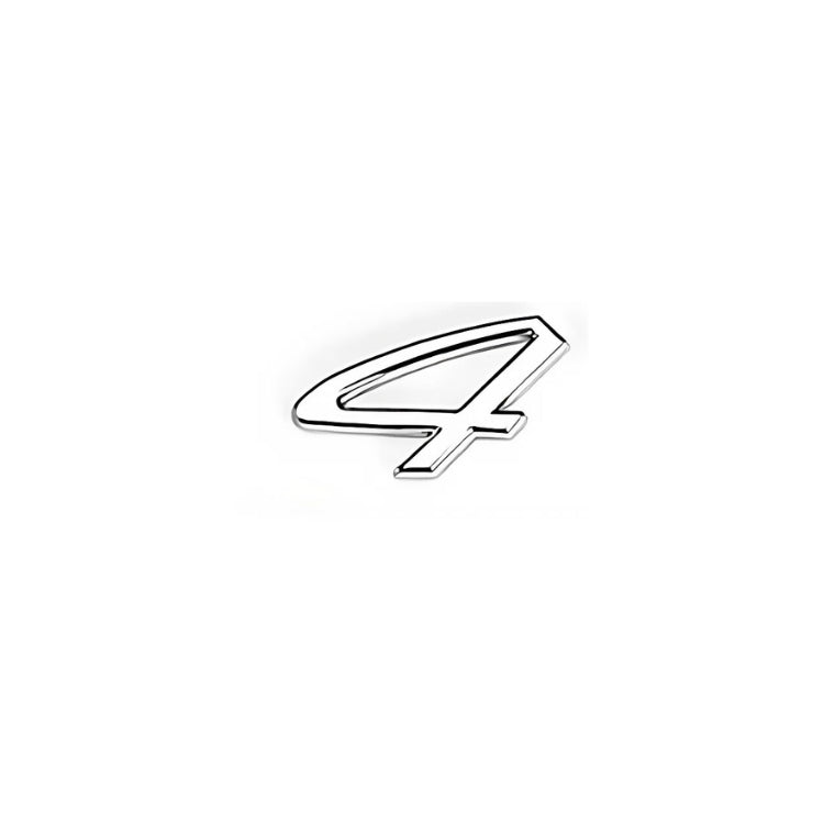 Badge Logo Arrière Porsche Noir