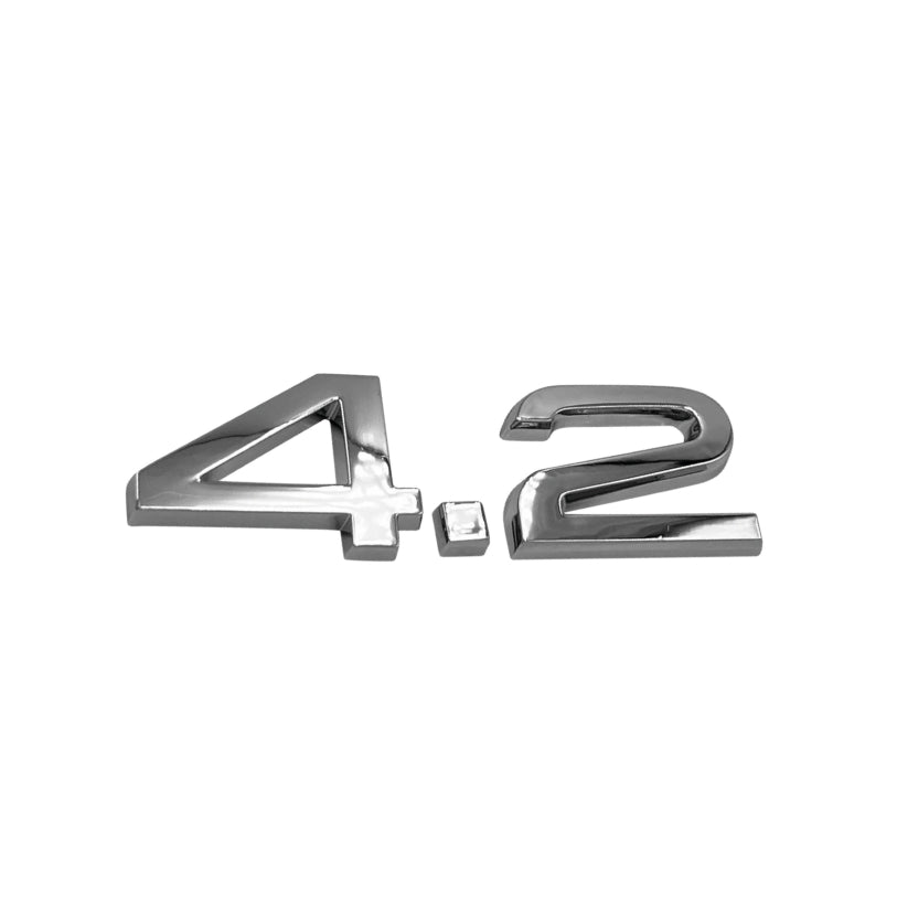 Logo Audi 1.8T 2.0T 3.0T 3.2 4.2 V6T V8T V10 W12