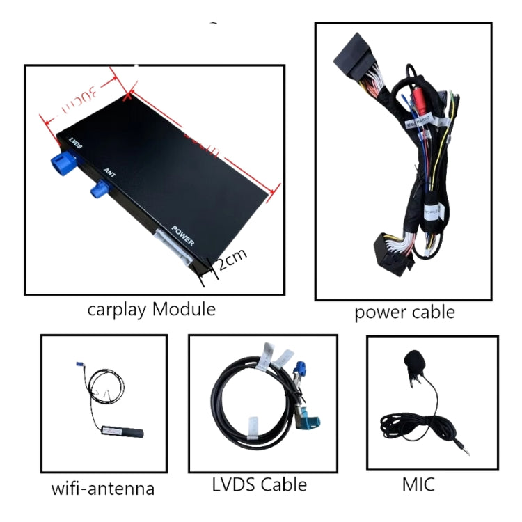 Boitier Carplay Android Apple Audi A1 Q3
