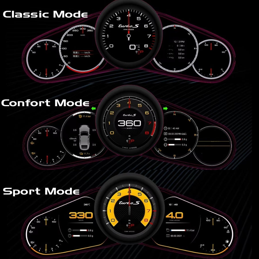 Compteur Digital Virtual Cockpit Porsche 911 991