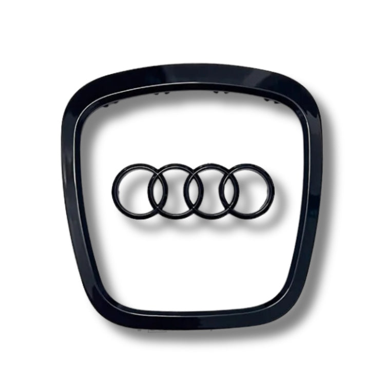 Insert Cerclage et Logo Volant Audi Noir