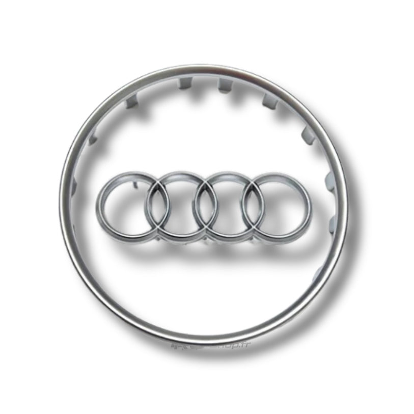 Insert Cerclage et Logo Volant Audi Noir
