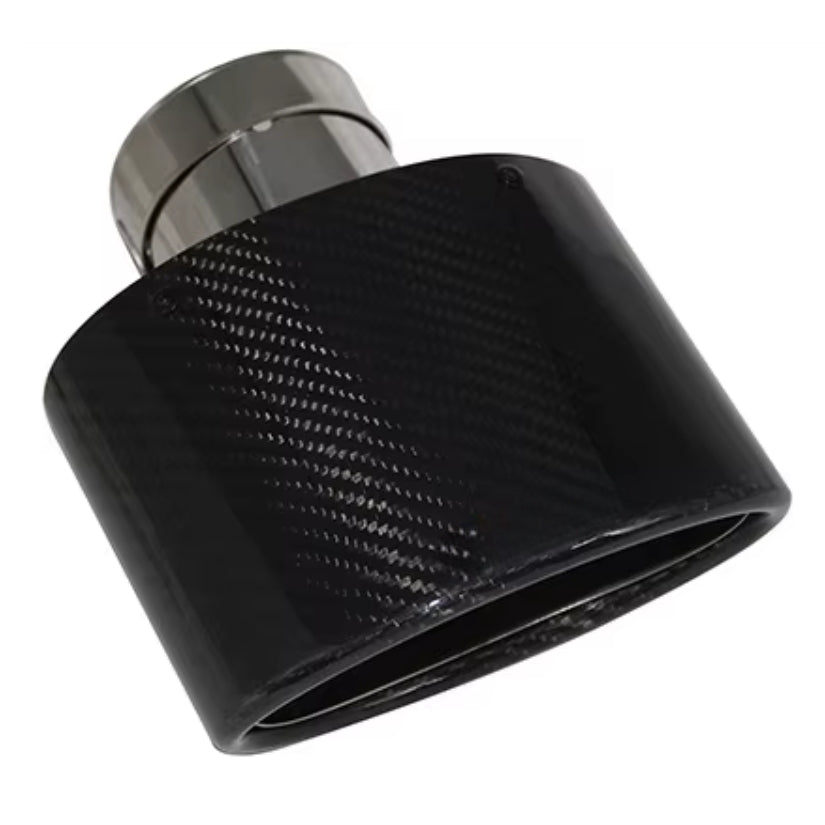 Embout Echappement Oval Noir Type RS3 90*150mm