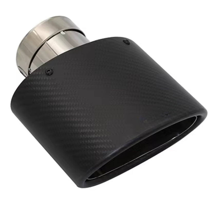 Embout Echappement Oval Noir Type RS3 90*150mm
