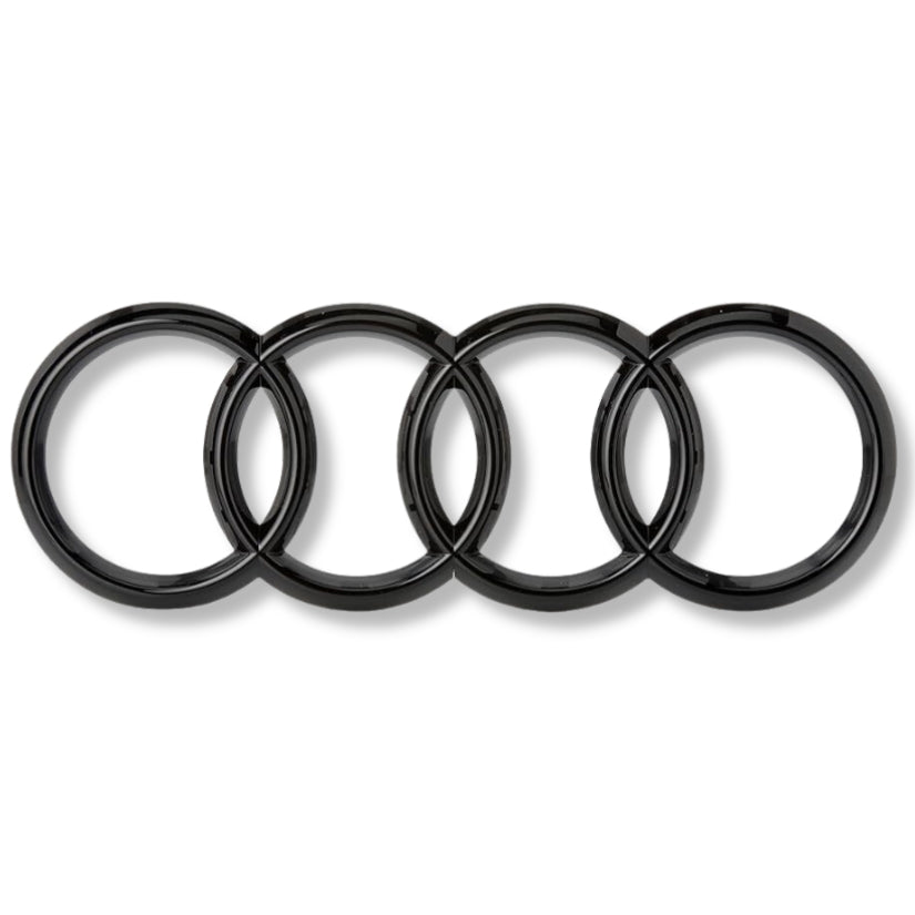 Logo Audi noir arriere