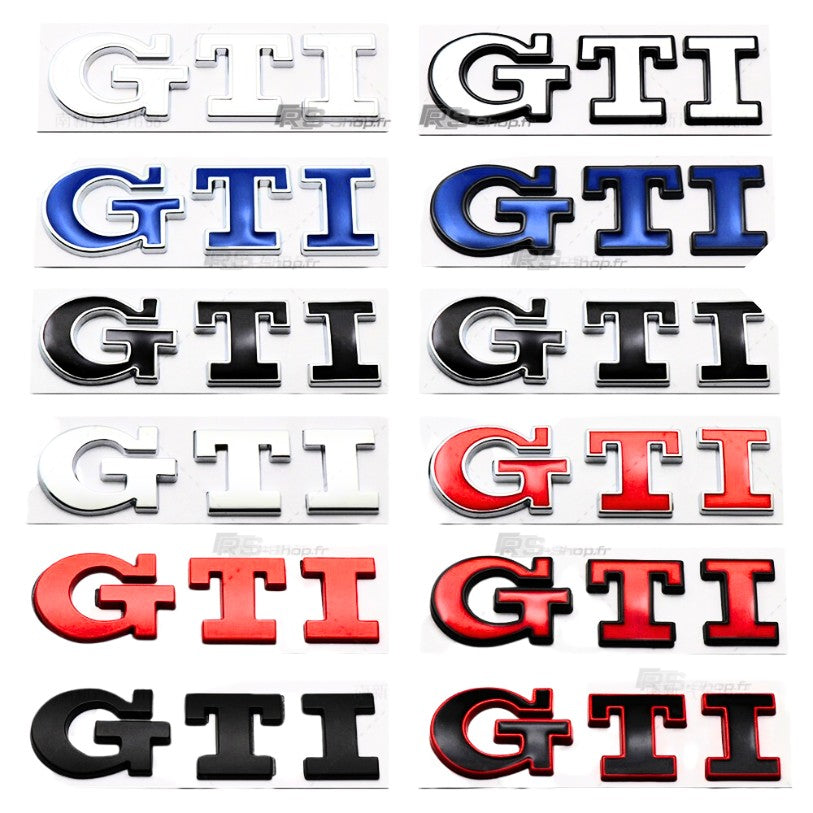 Logo / Badge GTI VW Golf Avant / Arrière