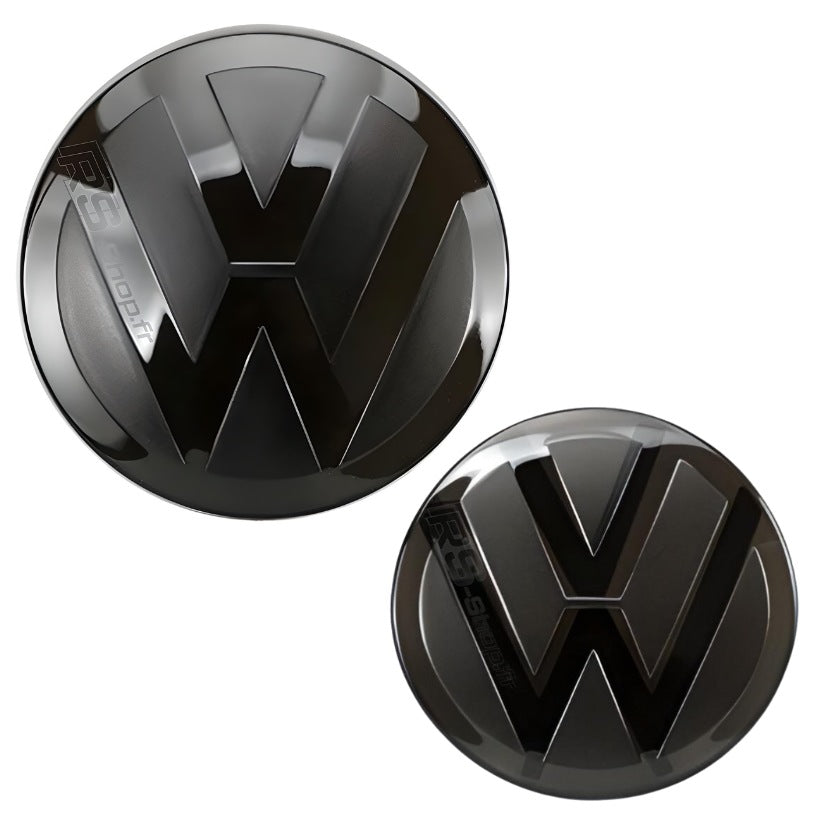 Logo VW Noir Facelift Golf