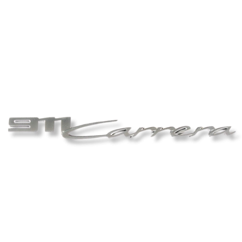 Badge Logo Arrière Porsche Noir