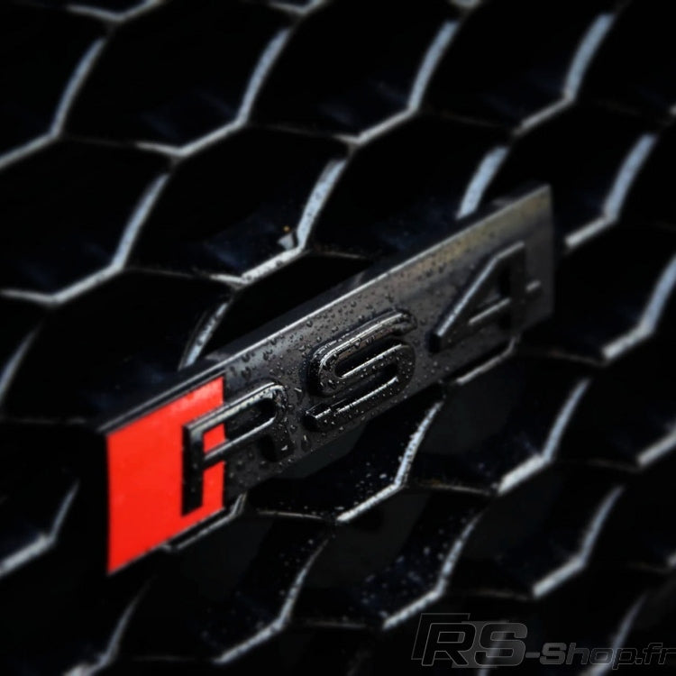 Logo / Badge Audi RS3 / RS4 / RS5 / RS6 / RS7 / RSQ3 / RSQ8 Noir