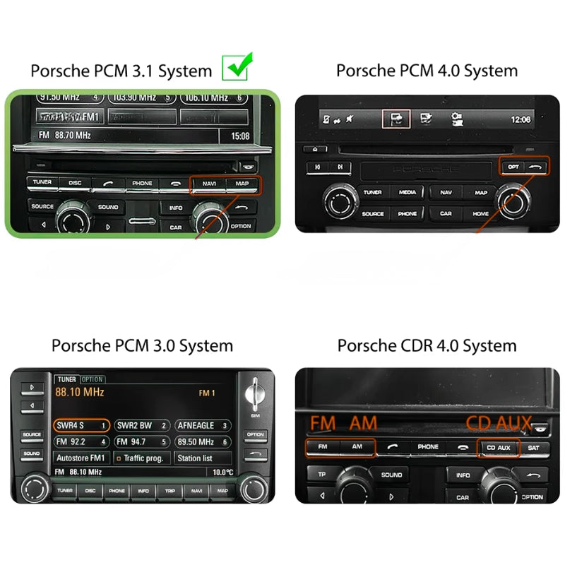 Boitier Carplay PORSCHE PCM3.1