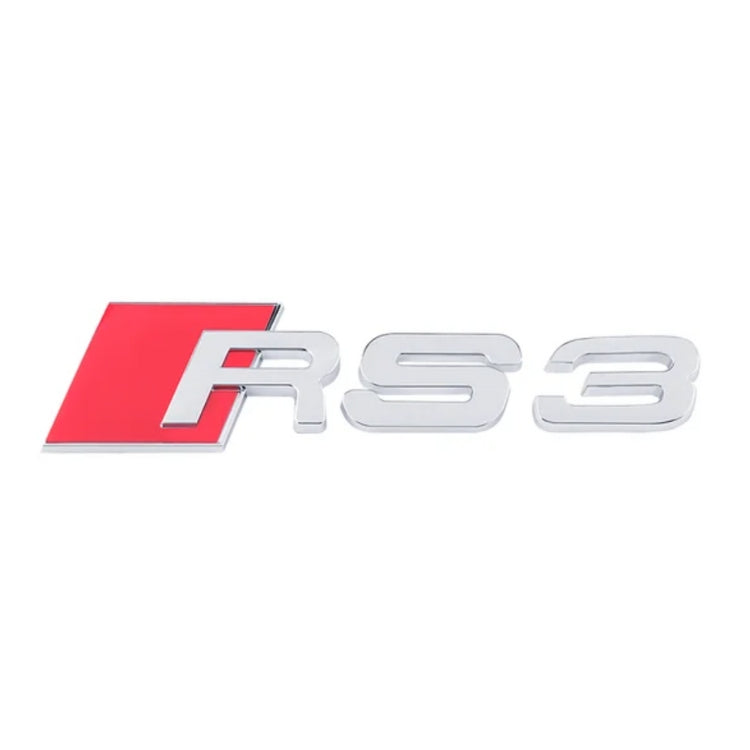 Logo / Badge Audi RS3 / RS4 / RS5 / RS6 / RS7 / RSQ3 / RSQ8 Noir