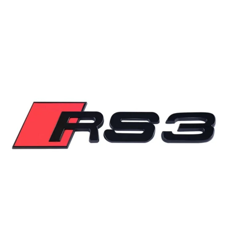 Logo / Badge Audi RS3 / RS4 / RS5 / RS6 / RS7 / RSQ3 / RSQ8 Noir