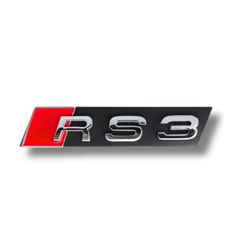 Logo / Badge Audi RS3 / RS4 / RS5 / RS6 / RS7 / RSQ3 / RSQ8 Noir