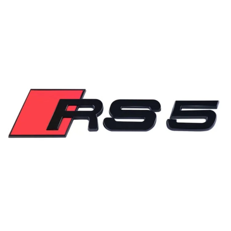 Logo / Badge Audi RS3 / RS4 / RS5 / RS6 / RS7 / RSQ3 / RSQ8 Noir