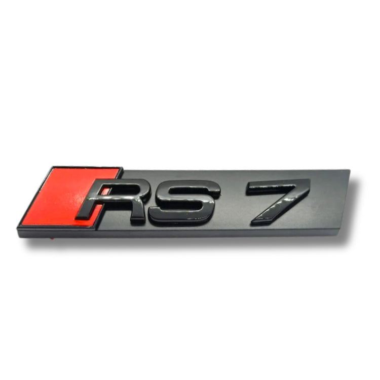 Logo / Badge Audi RS3 / RS4 / RS5 / RS6 / RS7 / RSQ3 / RSQ8 Noir