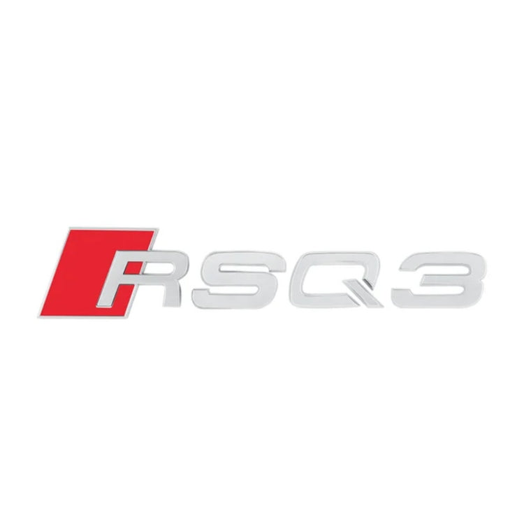 Logo / Badge Audi RS3 / RS4 / RS5 / RS6 / RS7 / RSQ3 / RSQ8 Noir