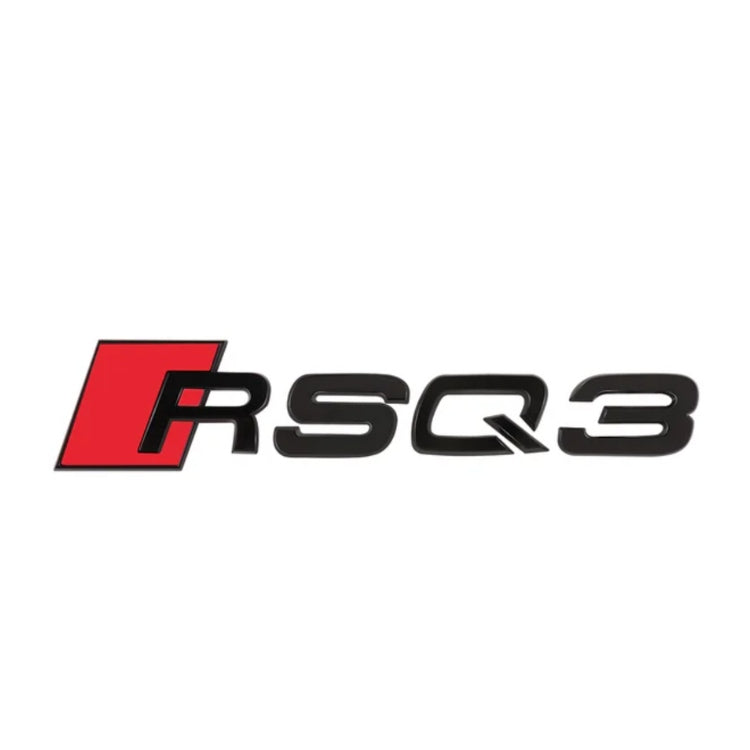 Logo / Badge Audi RS3 / RS4 / RS5 / RS6 / RS7 / RSQ3 / RSQ8 Noir