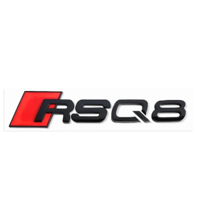 Logo / Badge Audi RS3 / RS4 / RS5 / RS6 / RS7 / RSQ3 / RSQ8 Noir