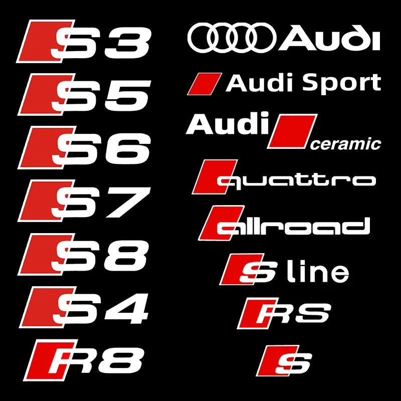 autocollant audi S3 S4 S5 S6 S7