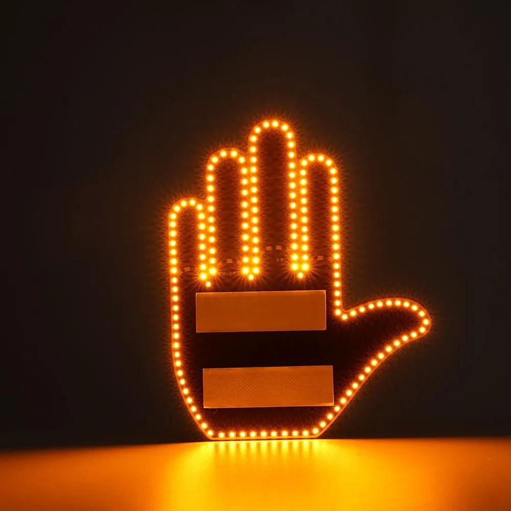 Geste Main doigt Led Vitre