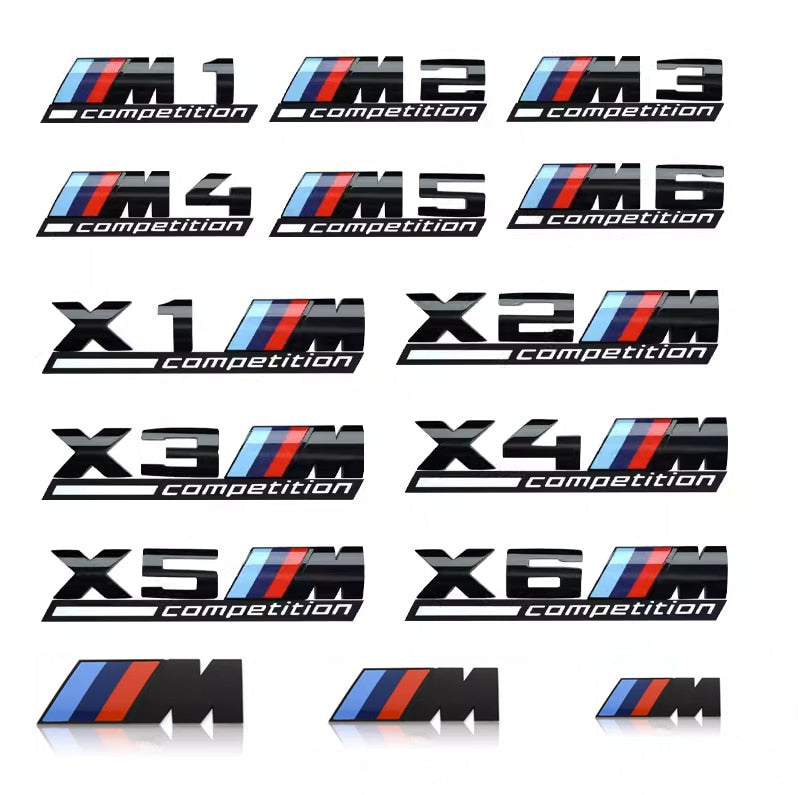 Logo BMW M Compétition Arrière