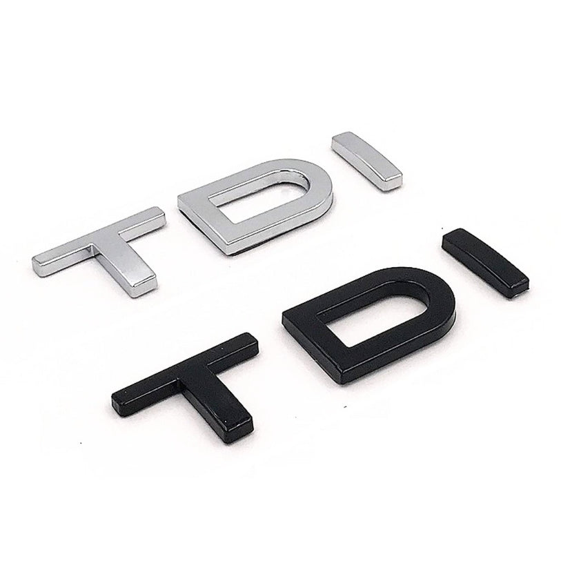 Logo TDI / 1.9Tdi / 2.0Tdi / 2.5Tdi / 2.7Tdi / 3.0Tdi Noir