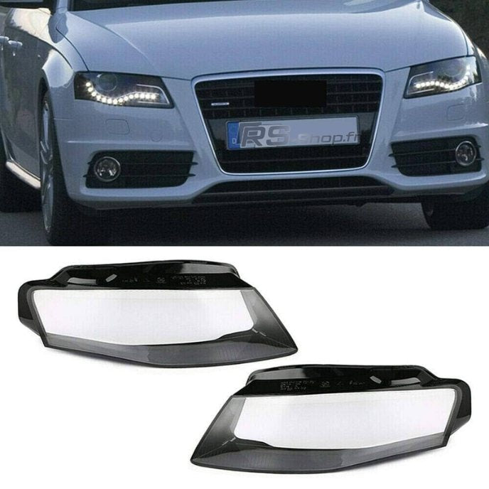 Coque Vitre phare Audi A4 B8