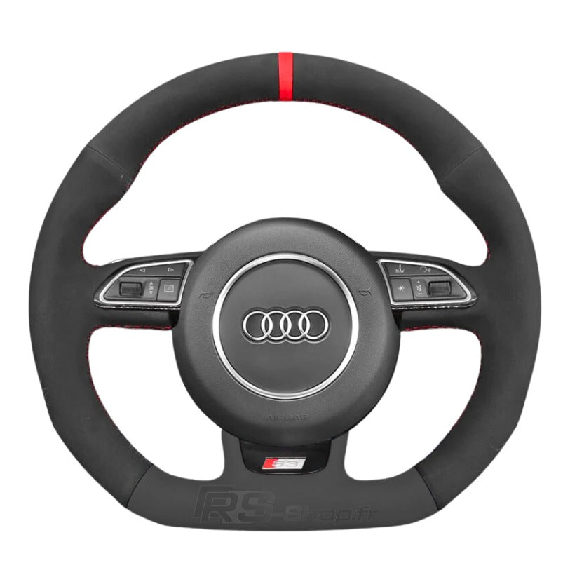 Housse De Volant Microfibre Pour Audi A8/S8 D2 D3 D4 D5 - Douce, Antidérapante Et Respirante - Type O Café