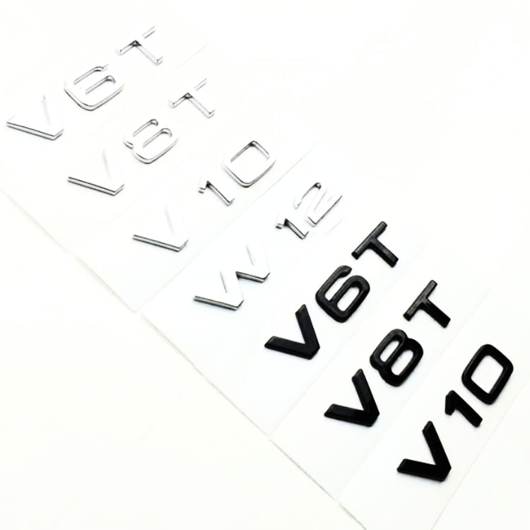 Logo Audi 1.8T 2.0T 3.0T 3.2 4.2 V6T V8T V10 W12