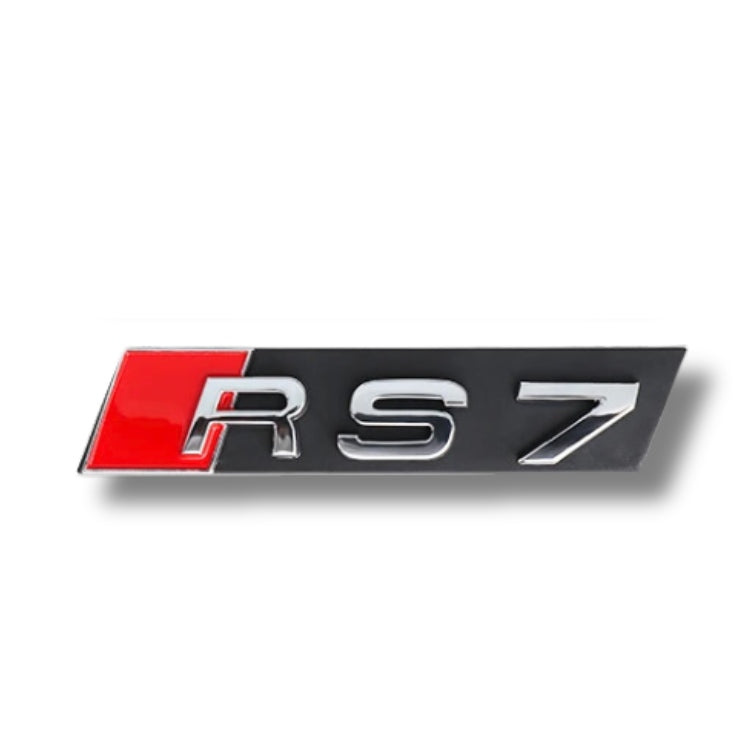 Logo / Badge Audi RS3 / RS4 / RS5 / RS6 / RS7 / RSQ3 / RSQ8 Noir