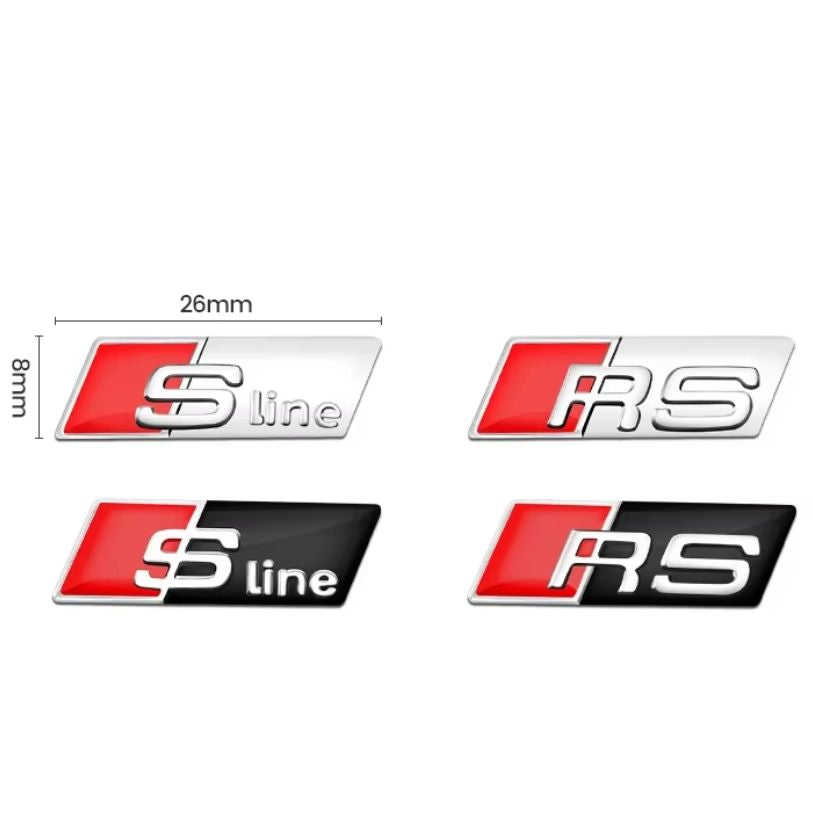 Logo S-line / RS Sticker volant