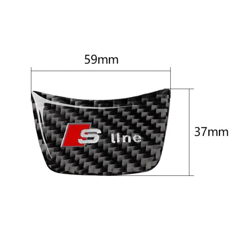 Sticker Volant Audi Carbone