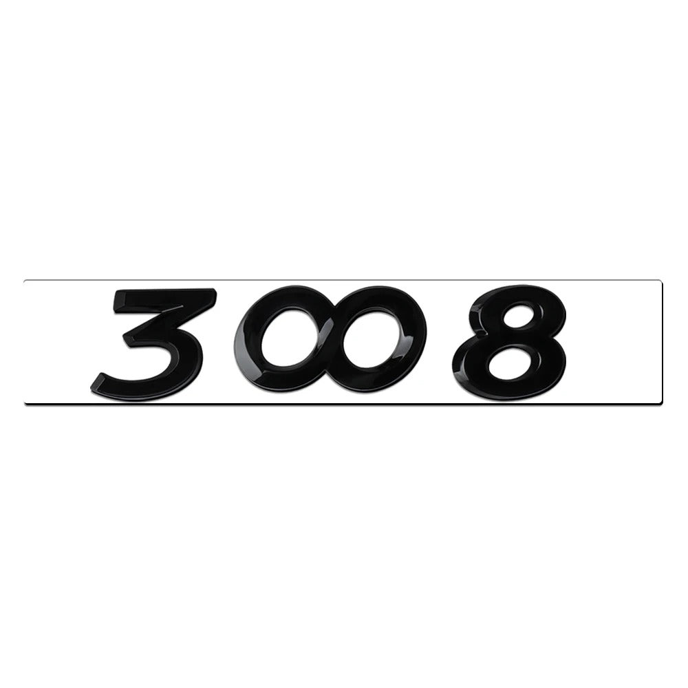 Logo 107 207 206 407 408 508 2008 3008 4008 5008 Noir
