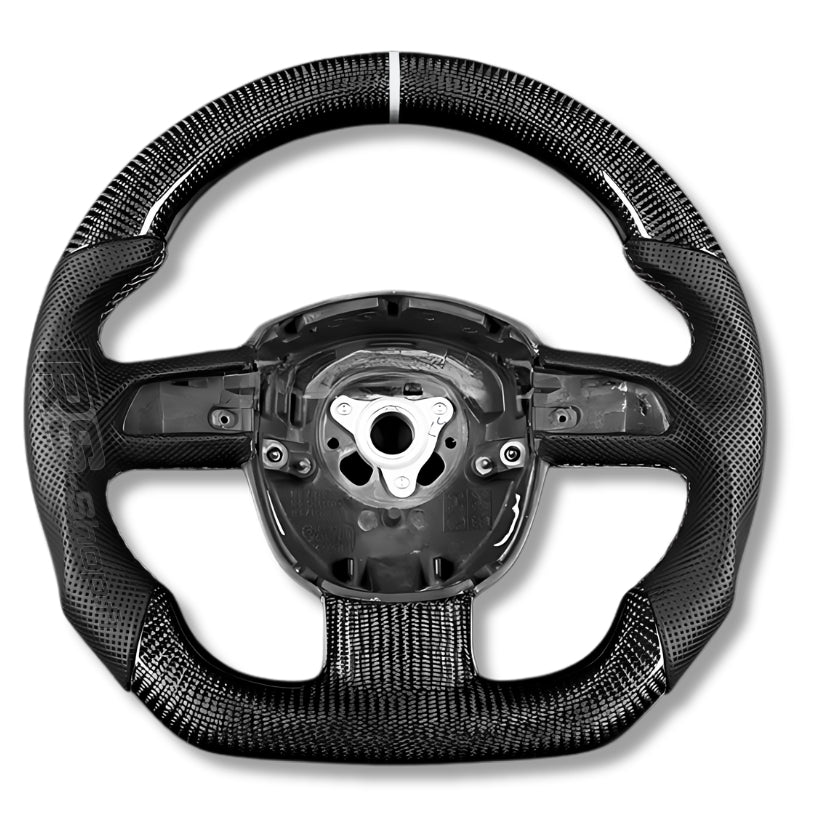 Volant Audi A3 8P / A4 B7 Carbone