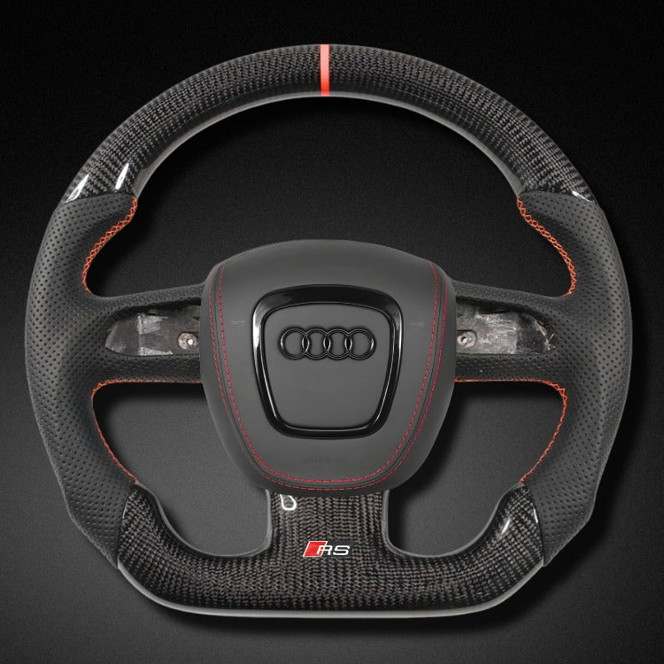 Volant Audi A3 8P / A4 B7 Carbone