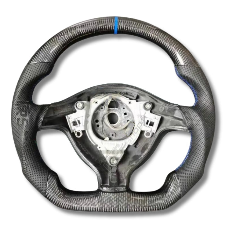 Volant golf 4 carbone bleu