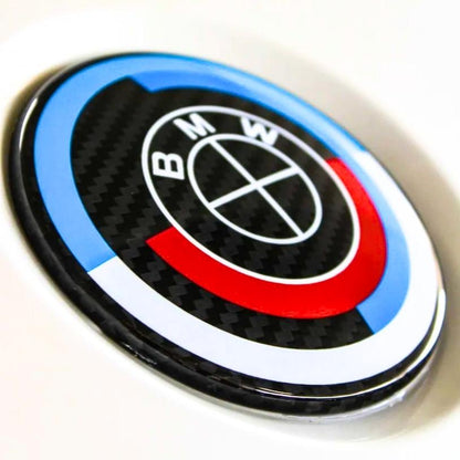 Logo BMW 50 Ans Carbone