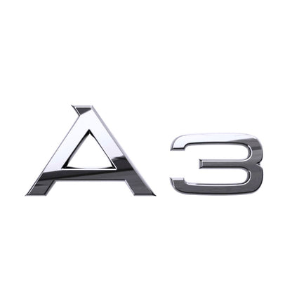 Logo Audi A1 A3 A4 A5 A6 A7 A8 Q3 Q5 Q7 Noir