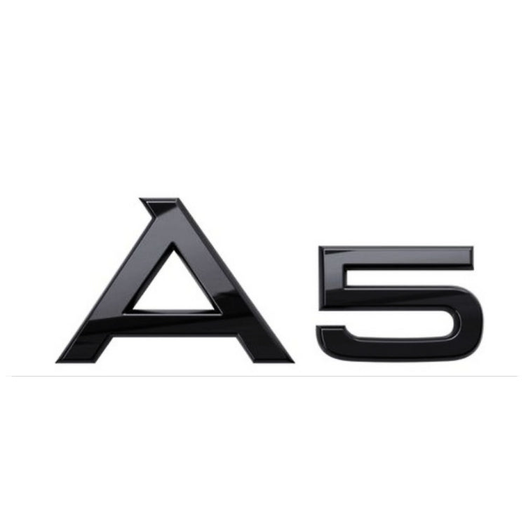 Logo Audi A1 A3 A4 A5 A6 A7 A8 Q3 Q5 Q7 Noir