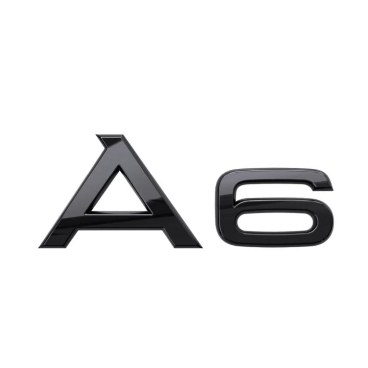 Logo Audi A1 A3 A4 A5 A6 A7 A8 Q3 Q5 Q7 Noir