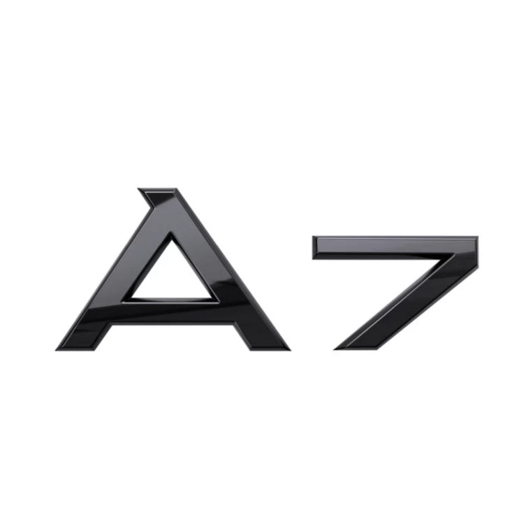 Logo Audi A1 A3 A4 A5 A6 A7 A8 Q3 Q5 Q7 Noir