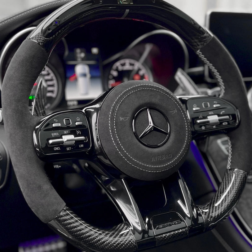 Airbag cache alcantara Mercedes Class C W205