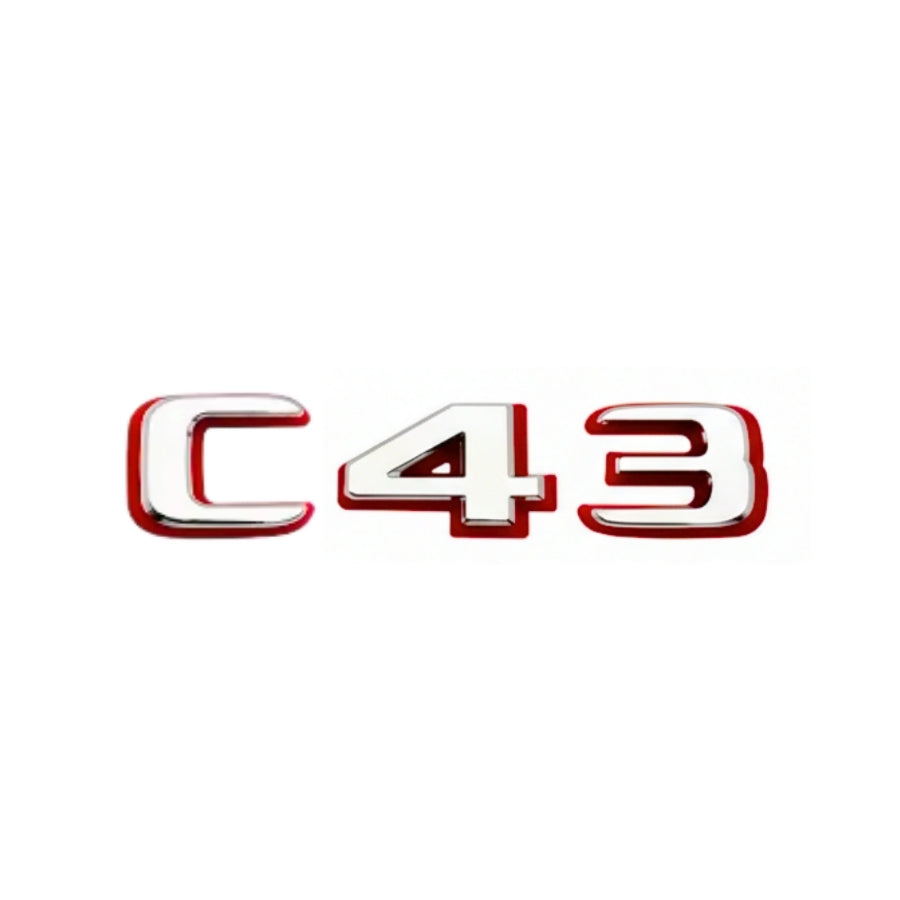 Logo Class C / C43 / C63S AMG Noir
