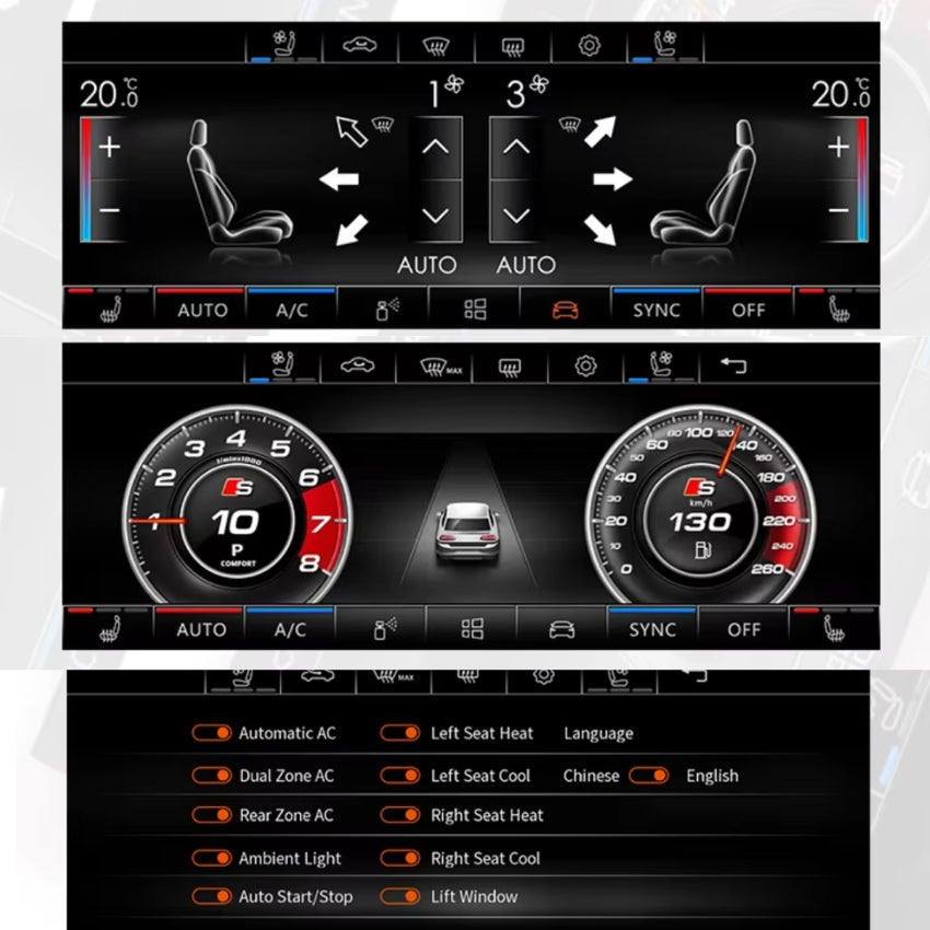 Ecran Clim Digitale VW Golf