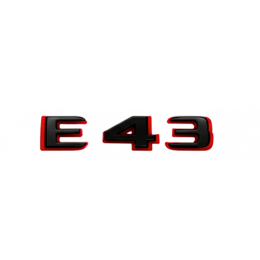 Logo Class E / E43 / E55 / E63S AMG Noir