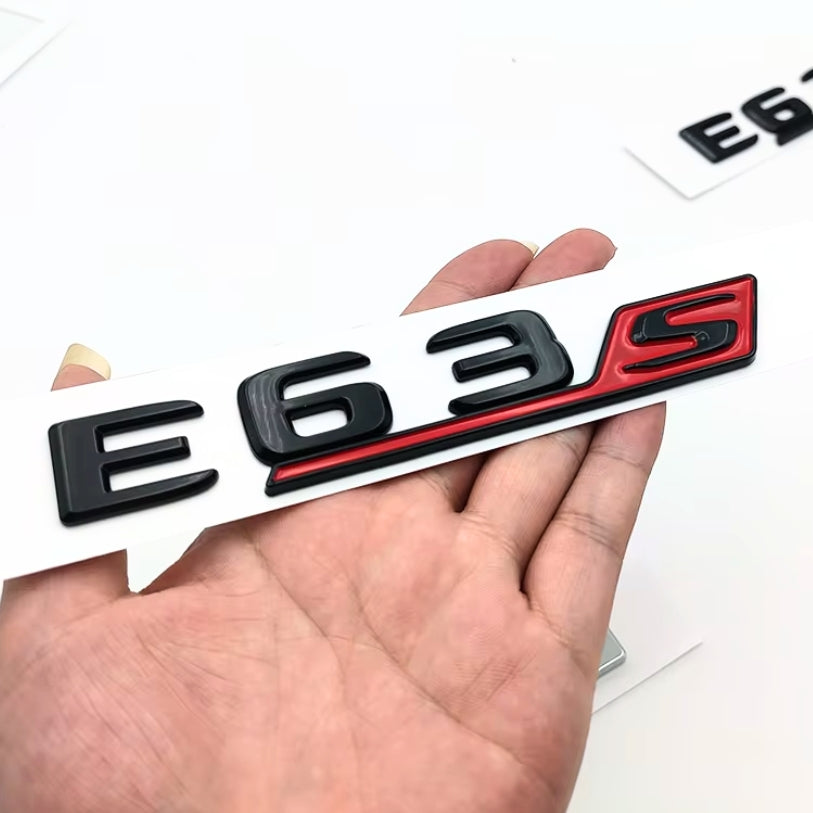 Logo Class E / E43 / E55 / E63S AMG Noir