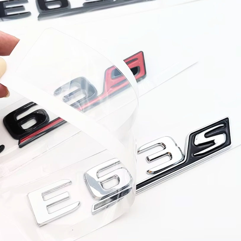 Logo Class E / E43 / E55 / E63S AMG Noir