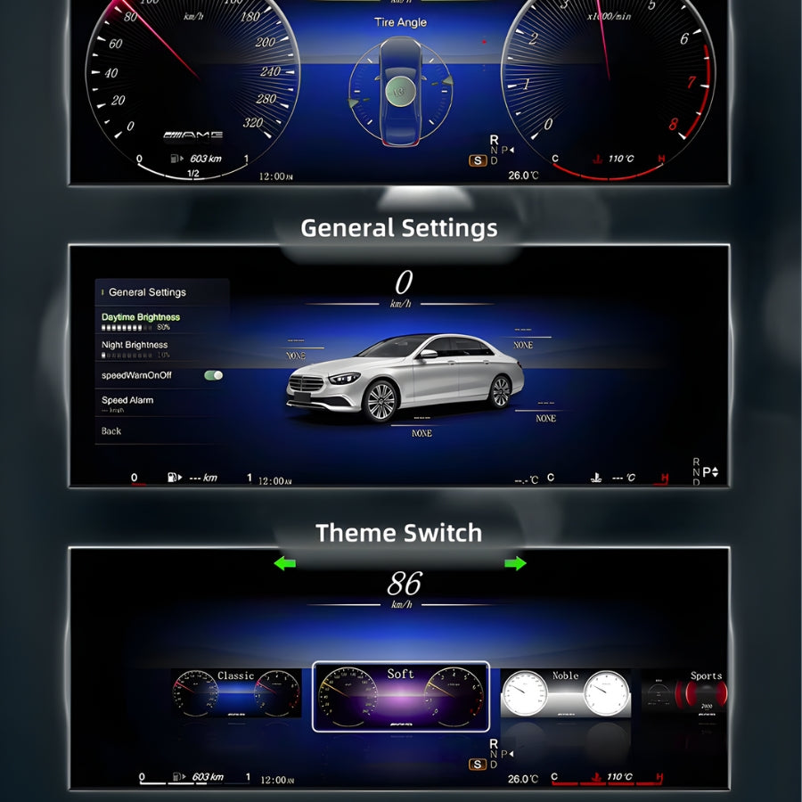 Compteur Digital Virtual Cockpit Mercedes Class C / GLC