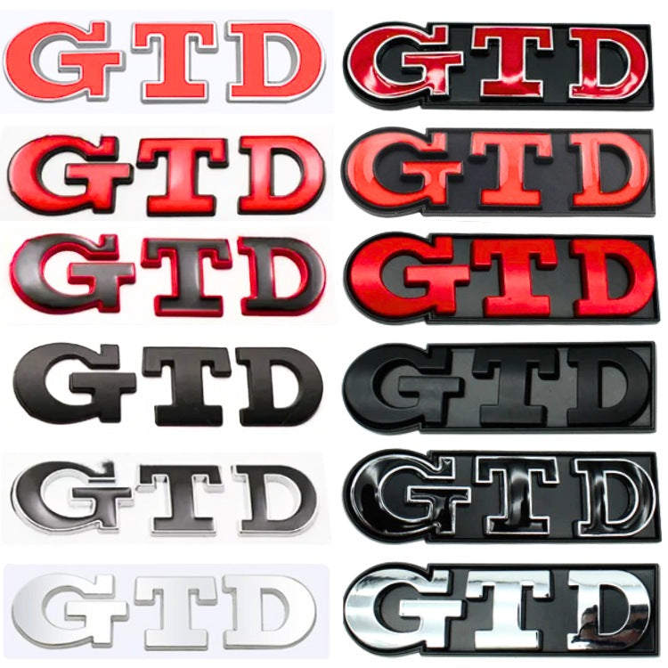 Logo / Badge GTD VW Golf