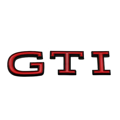 Logo GTI rouge golf 8